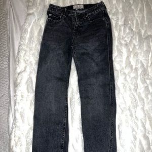 Free People We the Free Black Denim Jeans